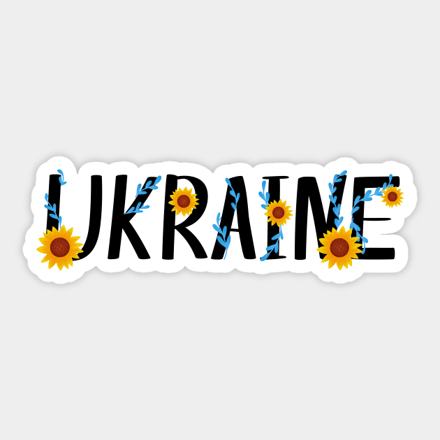 Floral Ukraine Sticker by Lozovytska